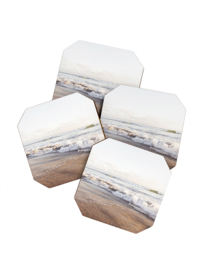 Bree Madden Simple Sea Coaster Set - Deny Designs