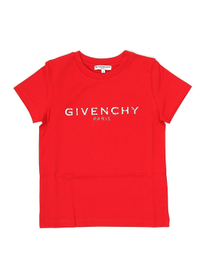 Givenchy Kids Logo Print T-shirt