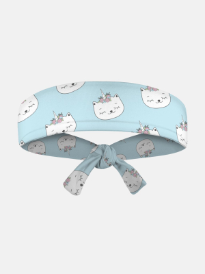 Caticorn Tie Headband