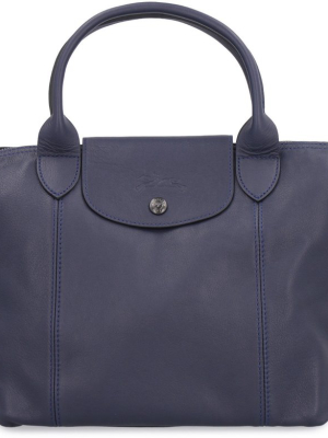 Longchamp Le Pliage Cuir Top Handle Bag