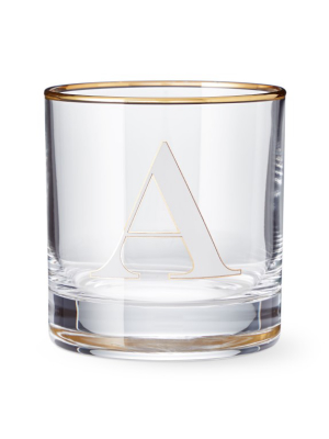 Monogram Double Old-fashioned Glass