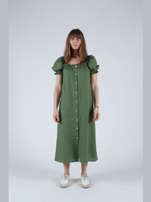 Brigitte Maxi Dress Cypress Green