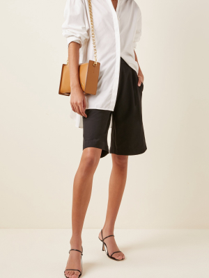 Carmen Paneled Leather Shoulder Bag