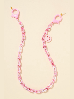 Acetate Chain Linked Charm Mask Lanyards Kids