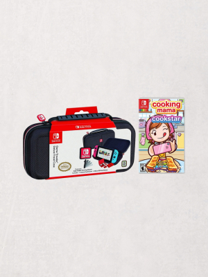 Nintendo Switch Cooking Mama Video Game And Rds Industries Traveler Case Bundle