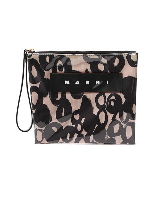 Marni Logo Zipped Pouch