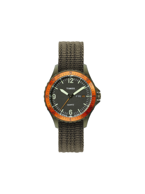 Timex Navi Land 38mm Fabric Strap Watch