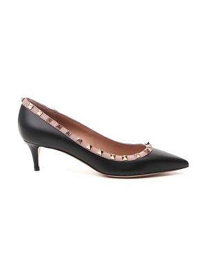 Valentino Garavani Rockstud Pointed-toe Pumps