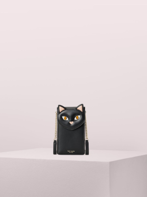 Meow Cat North South Phone Crossbody