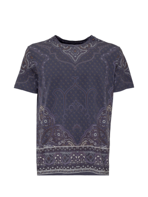 Etro Paisley Print Short Sleeve T-shirt