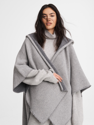 Rogue Wool Hoodie Poncho