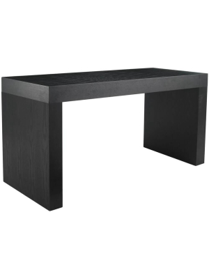 Faro C-shape Counter Table, Black