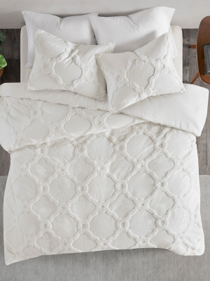 Leena Shaggy Faux Fur Comforter Set