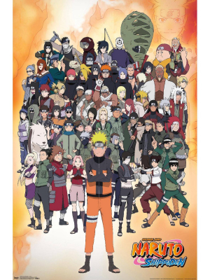 34" X 22" Naruto Shippuden: Group Unframed Wall Poster - Trends International