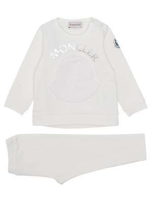 Moncler Enfant Logo Print Tracksuit