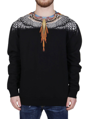 Marcelo Burlon County Of Milan Wings Printed Sweatshirt