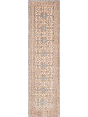 Valencia Light Gray/multi Runner Rug