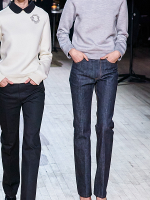 High-rise Straight-leg Jeans