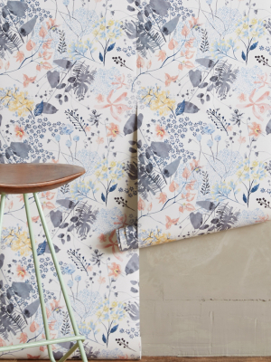 Anthropologie Rose Petals Wallpaper