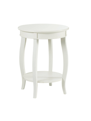 Lindsay Round Table With Shelf - Powell Company