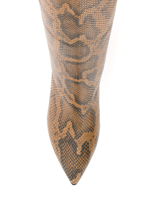 Paris Texas Patterned Knee-length Boots