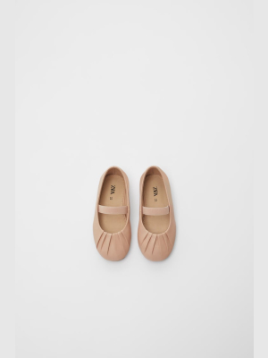 Leather Ballet Flats