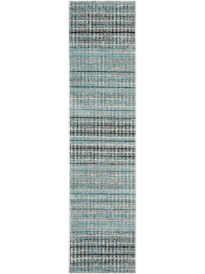 Skyler Blue/gray Runner Rug