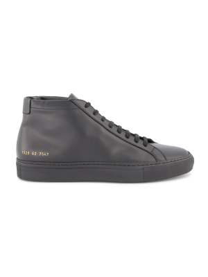 Men's Achilles Mid Leather Shoe Black