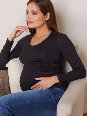 The Maternity Scoop Top With Lenzing™ Ecovero™