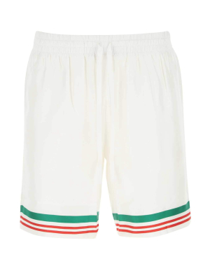 Casablanca Watercolour Printed Bermuda Shorts