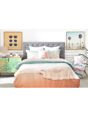 Bree Madden Ombre Beach Lightweight Duvet Cover - Deny Designs®