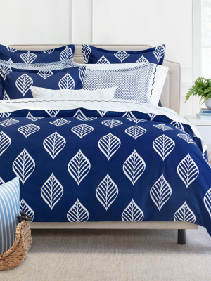 Blue Waverly Duvet Cover