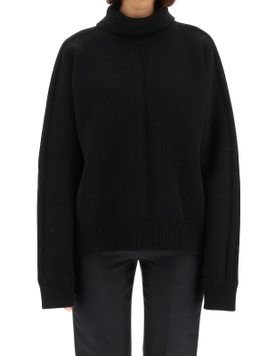 Jil Sander Back-slit Roll Neck Jumper