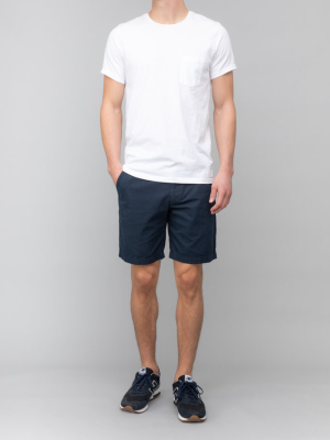 Twill Standard Bermuda Shorts 8 1/2" Inseam Navy