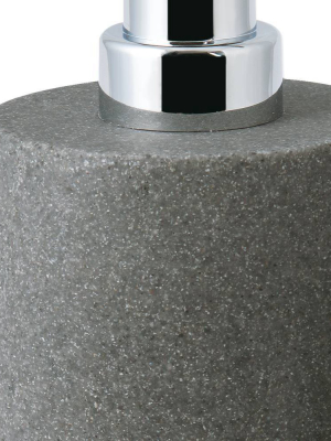 Charcoal Stone Soap/lotion Dispenser Gray - Allure Home Creations