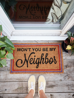 Mr. Rogers Doormat