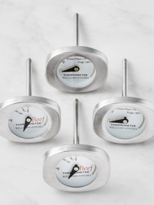 Williams Sonoma Button Thermometers, Set Of 4