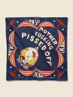 Ikarimakuri "pissed Off" Bandana - Navy