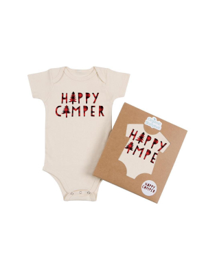 Happy Camper Organic Cotton Baby Bodysuit