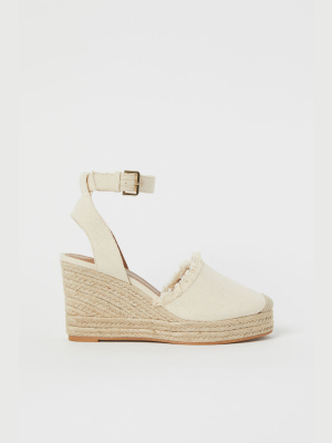 Wedge-heeled Sandals