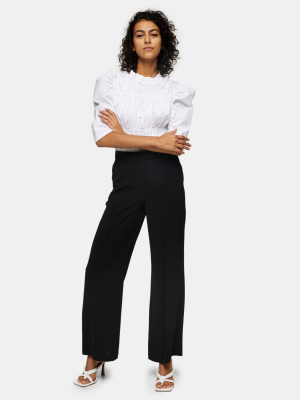 Black Seam Wide Leg Pants