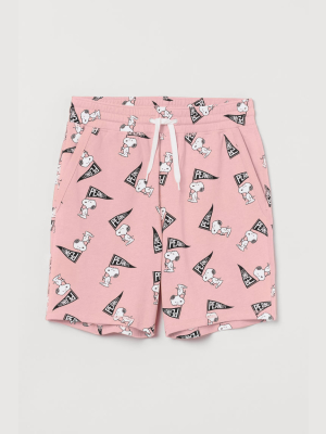 Patterned Sweatshorts