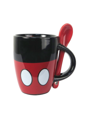 Disney Mickey Mouse 2oz Espresso Mug With Spoon