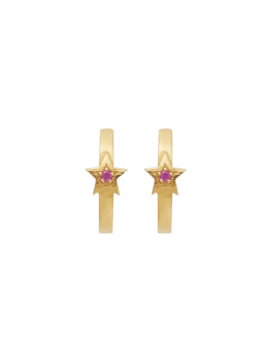 Star Mini Hoops