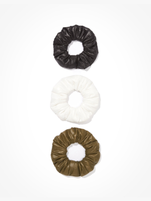 Aeo Puffer Scrunchies 3-pack