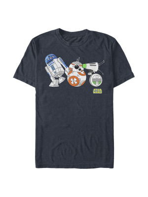 Men's Star Wars: The Rise Of Skywalker Droid Party T-shirt