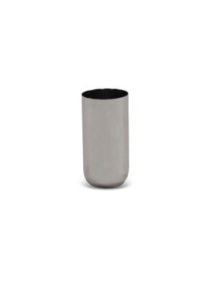 Modern Tall Cup In Stainless Steel