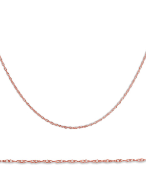 Pompeii3 Solid 14k Rose Gold 18" Chain With Spring Ring