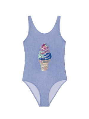 Light Sparkle Ice Cream One Piece (final Sale).