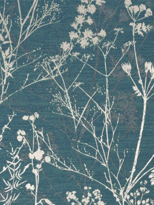 Hedgerow Teal Wallpaper From The Capsule Collection By Graham & Brown